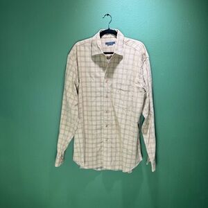 Zegna Sport Brown Plaid Button Down Single Pocket Shirt Size XXL